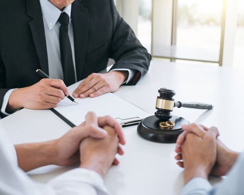 Divorce Lawyer — Signing Decree of Divorce in Franklin, NC