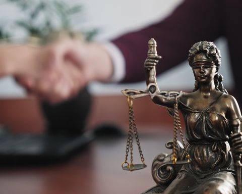 Domestic Violence Lawyer — Statuette of Lady Justice in Franklin, NC